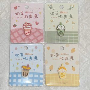 NEW Cute Four-Piece Pack of Drink Stitch Stickers